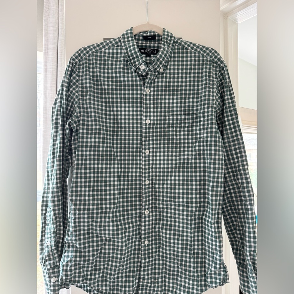 J Crew Slim Mercantile Flex Button Down